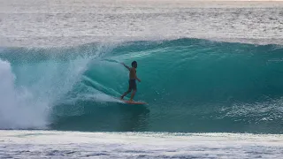 Pov Surfing Desert Point: A Journey from Small Waves to Epic Barrels