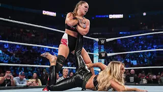 Ronda Rousey makes Charlotte Flair tap-out after scoring the win in her SmackDown debut