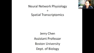 Neural Network Physiology + Spatial Transcriptomics (Speaker: Jerry Chen)