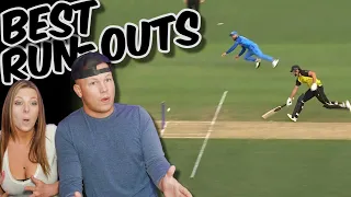 Direct Hit! Some of the best run-outs - Couple Reacts