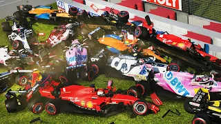 SURVIVE THE NO GRIP MOD & EXTREME HARDCORE DAMAGE MOD! 20 DNFs! | F1 2020