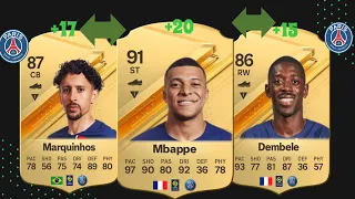 🔥PSG squad FIRST VS LATEST FIFA CARDS SINCE FIFA 10!!!🔥