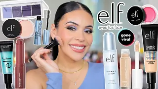 Full Face of VIRAL e.l.f. Makeup 🤩