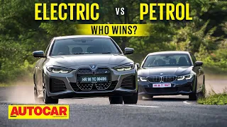 2022 BMW i4 vs M340i - An Eye For An i | Comparison | Autocar India