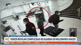Así operó guardia detenido en millonario asalto bancario: Vigilante podría ser el líder de la banda