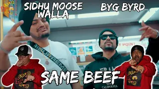 NO DIFFERENT! | Same Beef Song BOHEMIA Ft. Sidhu Moose Wala  Byg Byrd Punjabi Song Reaction