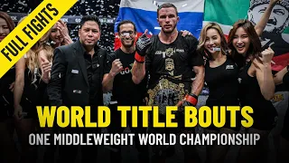 History Of The ONE Middleweight World Title | Part 1 | ONE Full Fights