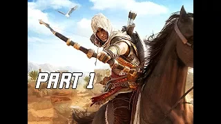 ASSASSIN'S CREED ORIGINS Walkthrough Part 1 - First 1.5 hours!!!  (PC Ultra Let's Play Commentary)