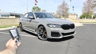 2022 BMW 540i: Start Up, Test Drive, Walkaround, POV and Review