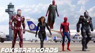 David Guetta - Hey Mama (ERS Remix) | Captain America: Civil War [Airport Battle Scene]