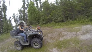 ATV Adventure - Flooded Ricky's Resort With Northbound Moose - July 3 2016