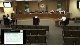 County Council meeting May 18, 2021