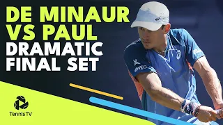 Alex De Minaur vs Tommy Paul Dramatic Final Set! | Eastbourne 2022