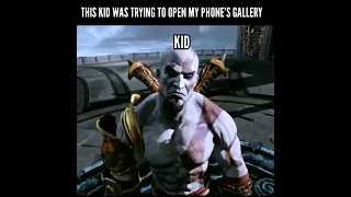 Younger Kratos vs Hercules meme #godofwar