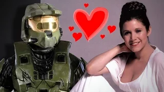 MASTER CHIEF LOVES PRINCESS LEIA - Funhaus Shorts