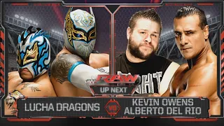 FULL MATCH: Lucha Dragons vs Kevin Owens & Alberto del Rio | WWE RAW 06/13/16