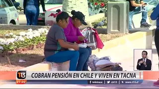 Cobran pensión en Chile pero viven en Tacna