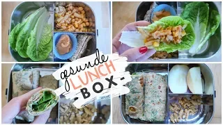 GESUNDE LUNCH BOX IDEEN. Schnell & einfach zum mitnehmen für die  Schule, Uni, Arbeit