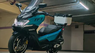 Buka sarung plastik motor baru... WMOTO RT3 S...