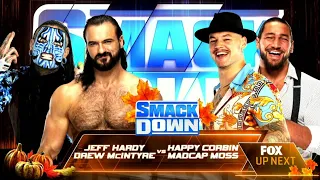 Jeff Hardy & Drew McIntyre Vs Happy Corbin & Madcap Moss - WWE Smackdown 26/11/2021 (En Español)