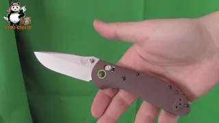Нож Benchmade GRIPTILIAN 551-1 Custom Brown (реплика) на сайте ножей из Китая panda-knife.ru