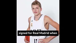 Luka Dončić signed for Real Madrid when ... #doncic #realmadrid #shorts