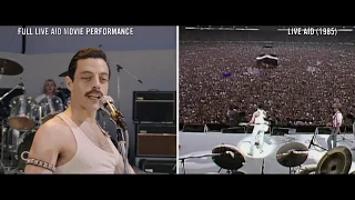 Bohemian Rhapsody - Live Aid Side By Side - Crazy Little Thing Called Love (official video)