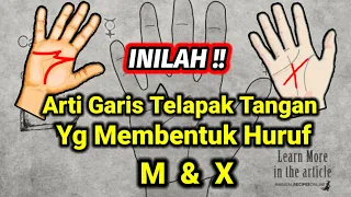 Arti garis tangan berbentuk huruf M dan X ternyata miliki banyak makna