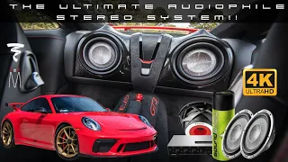 Porsche 911 GT3 - The Ultimate OEM Style Audiophile Stereo System EXPLAINED!!