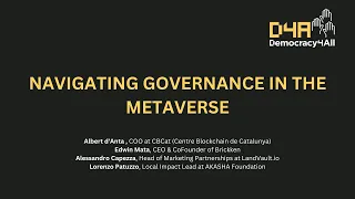 Navigating Governance in the Metaverse