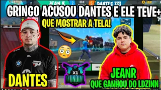 DANTES VS JEANR O GRINGO QUE VENCEU LDZINN - DANTES FOI ACUSADO DE HACK E MOSTROU TELA - X1 MUNDIAL