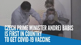 Czech Prime Minister Andrej Babis is first in country to get COVID-19 vaccine