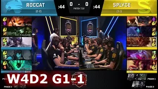 ROCCAT vs Splyce | Game 1 S7 EU LCS Summer 2017 Week 4 Day 2 | ROC vs SPY G1 W4D2