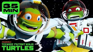 35 MINUTES in Outer Space 🚀 | Teenage Mutant Ninja Turtles