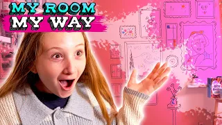 You Can DRAW On The Walls! Artist's Amazing Room Makeover | MY ROOM MY WAY