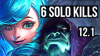 GWEN vs YORICK (TOP) | 6 solo kills, Rank 15 | BR Master | 12.1