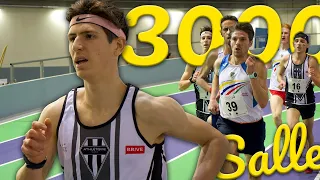 Je participe à mon premier 3000m en SALLE - Objectif 8min30 - Aubière