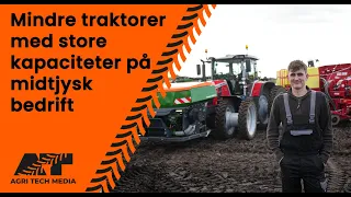 🇩🇰 Mindre traktorer med store kapaciteter i kartoflerne på midtjysk bedrift