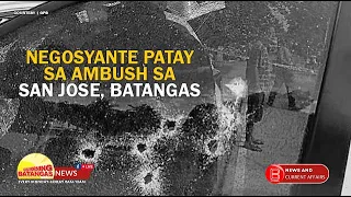 ISANG LALAKI, PATAY SA AMBUSH SA SAN JOSE, BATANGAS