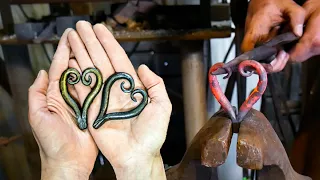 $20 Hand Forged Heart (Blacksmith Projects to Sell)