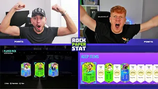 WHAT IS HAPPENING!? Crazy 82+ Player Pick Only Rock Paper Stat vs @Jack54HD!!!