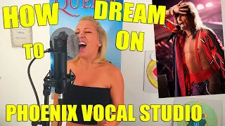 Steven Tyler / Dream on / Phoenix Vocal Studio / #aerosmith  #dreamon #grit #distortion #fryscream