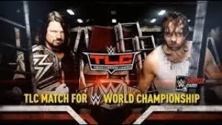 Story of Aj Styles vs Dean Ambrose || TLC 2016