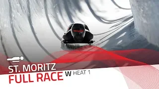 St. Moritz | BMW IBSF World Cup 2019/2020 - Women's Skeleton Heat 1 | IBSF Official