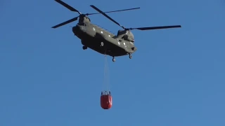 Hellenic Army Aviation Boeing  CH-47D Chinook Firefighting in Lagonisi