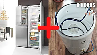 washing machine sound + refrigerator noise 💤  Relaxing Sound Of My Refrigerator 💤 sound sleep