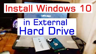 How to Install Windows 10 in External Hard Drive | Install Portable Windows in External Hard Drive