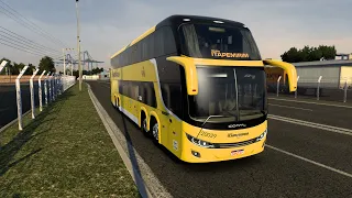 VIAÇÃO ITAPEMIRIM - COMIL INVICTUS DD 15M MERCEDES / EURO TRUCK SIMULATOR 2 1.50 / MAPA RBR