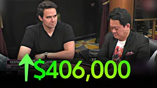 Pair of KINGS Win $406,000 Pot at MILLION Dollar Cash Game