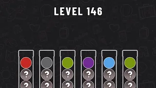 Ball Sort Puzzle Level 146 #ballsortpuzzle #ballsortpuzzlegameplay #puzzlegame #mobilegames